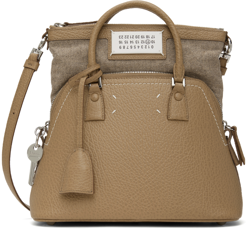 Maison Margiela: Brown Mini 5AC Bag | SSENSE