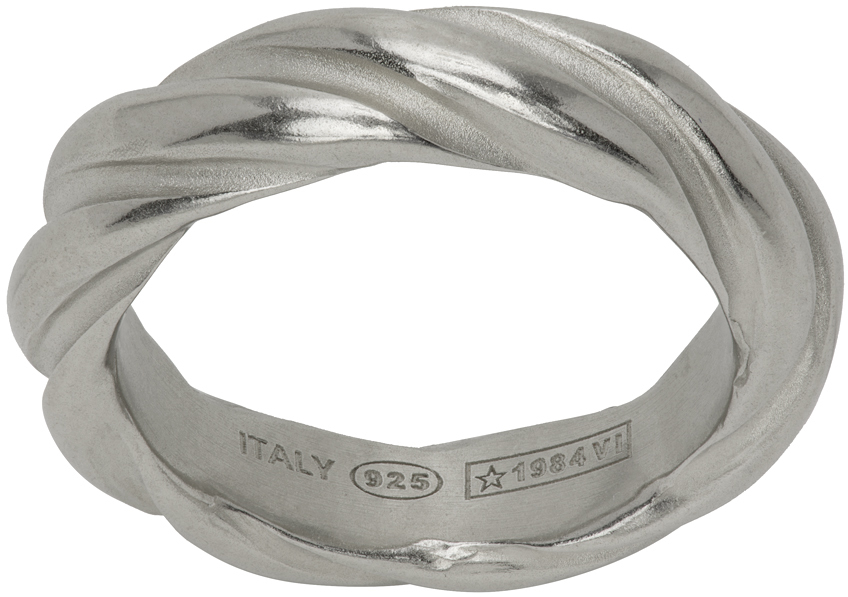 Maison Margiela: Silver Timeless Ring | SSENSE