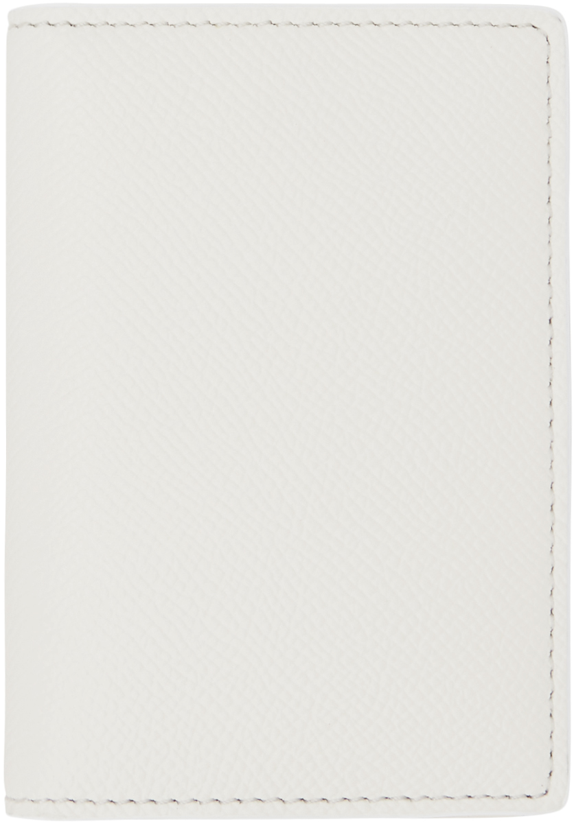 Maison Margiela White Four Stitches Card Holder In T1003 White