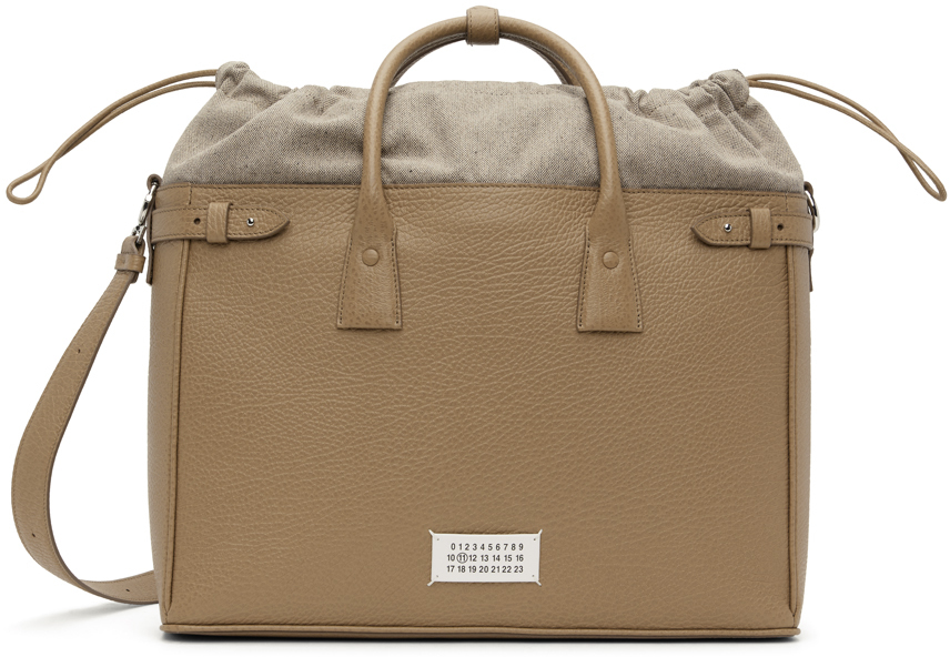 Maison Margiela トープ 5AC Daily ブリーフケース