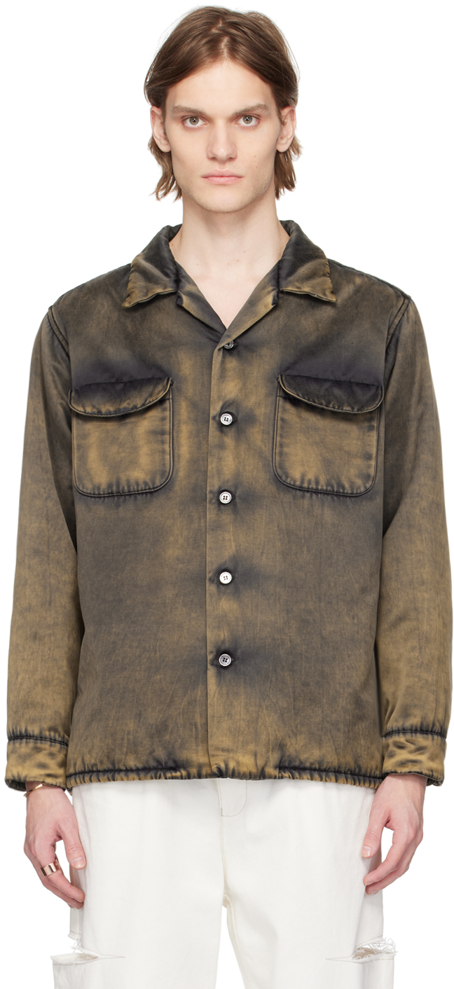 Maison Margiela Brown Faded Shirt In 961 Tawny
