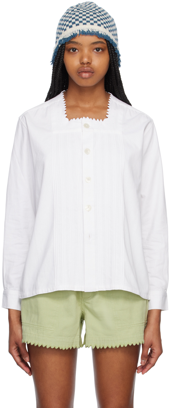 BODE recycled-nylon shirt - White
