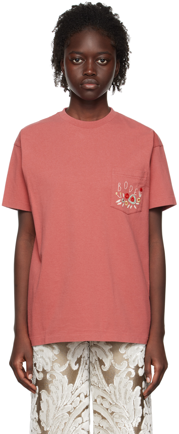 Bode Pink Rosette T-Shirt
