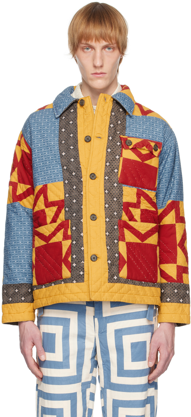 Multicolor Blazing Star Jacket by Bode on Sale