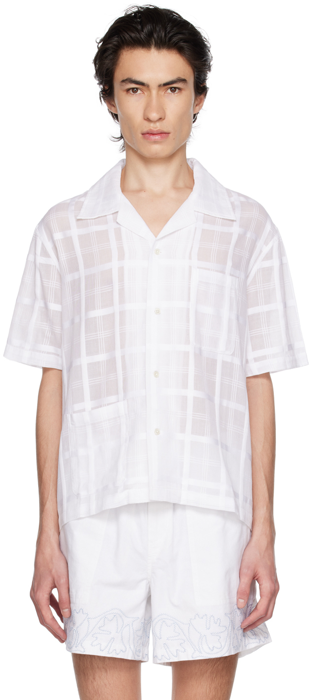 White Plaid Shirt