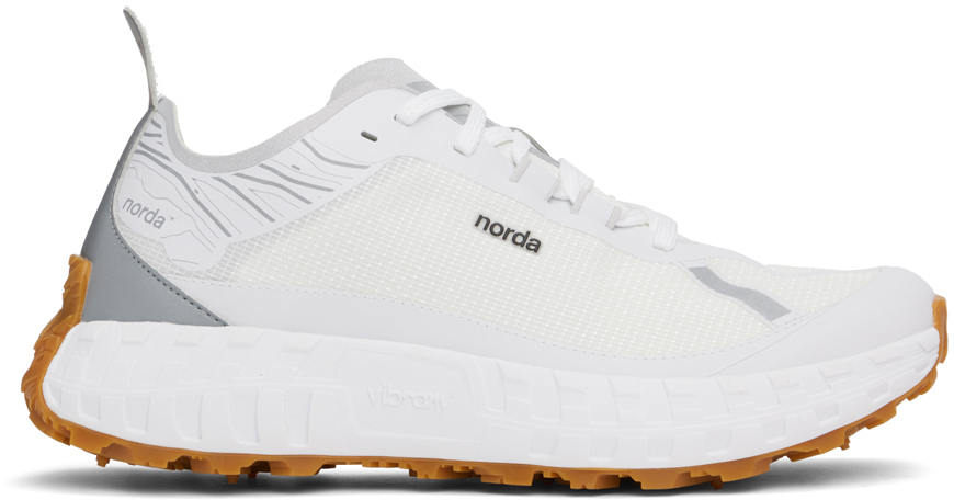 Norda White ' 001' Sneakers In White Gum