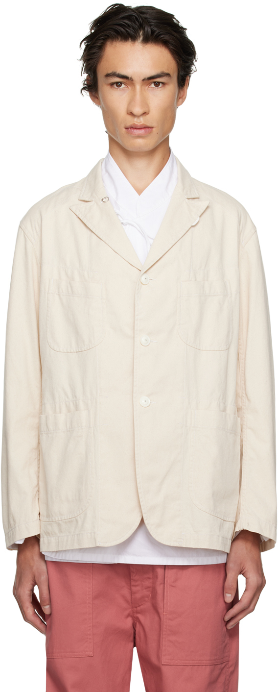 Beige Bedford Jacket by Engineered Garments on Sale