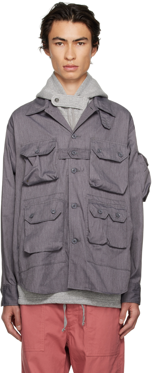 Gray Explorer Jacket by Engineered Garments on Sale