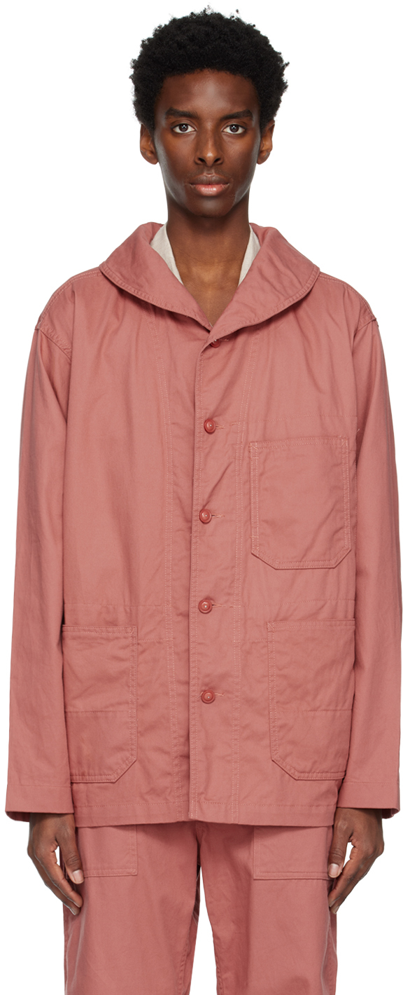 Engineered Garments: Pink Shawl Collar Jacket | SSENSE Canada