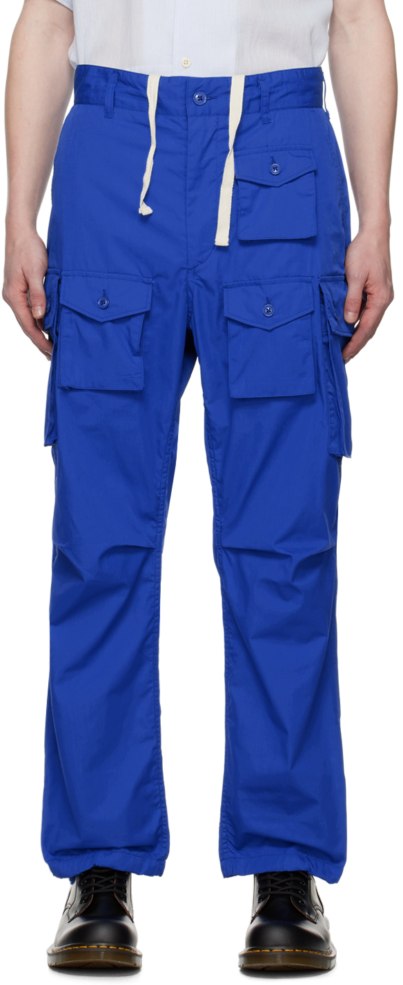 Engineered Garments: Blue FA Cargo Pants | SSENSE