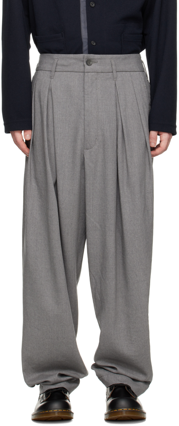 Gray Bontan Trousers by Engineered Garments on Sale