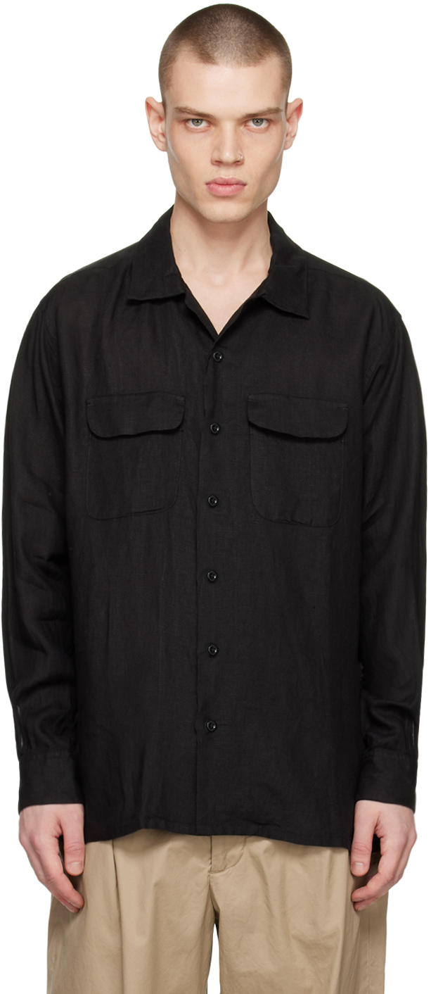Engineered Garments: Black Classic Shirt | SSENSE UK