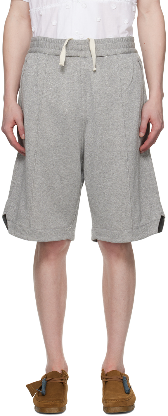 Engineered Garments Gray Bb Shorts In Bc006 Grey Glitter F