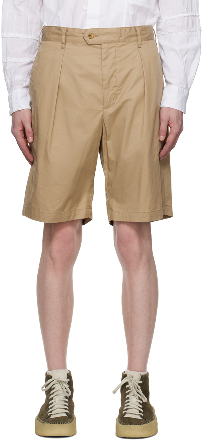 Engineered Garments Beige Sunset Shorts In Pb001 Khaki High Cou