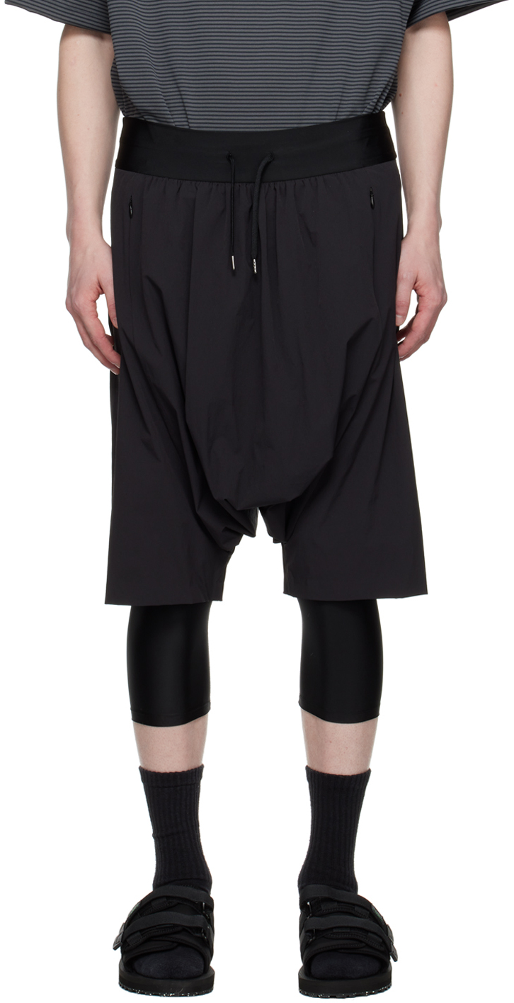 Fumito Ganryu Black Shalwar Shorts