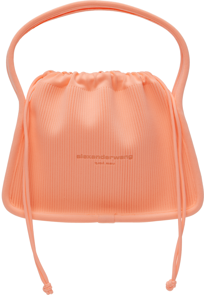 Alexander Wang Small Ryan Shoulder Bag In Faded Neon Orange