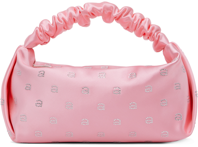Alexander Wang Pink Mini Scrunchie Top Handle Bag