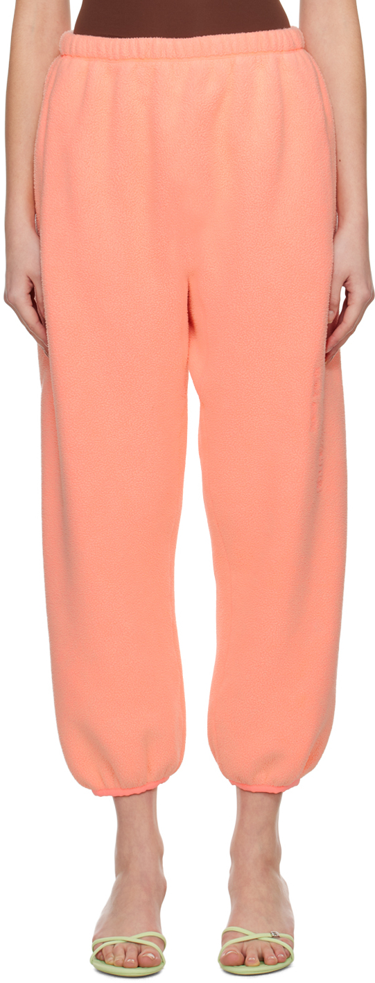 Alexander Wang Orange Relaxed-Fit Lounge Pants