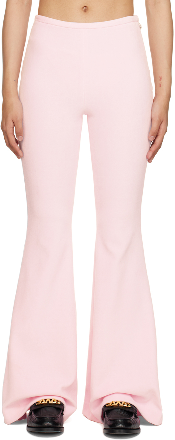 ALEXANDER WANG PINK FLARED TROUSERS