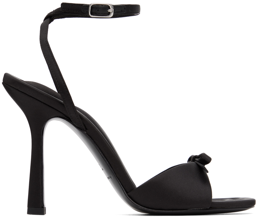 Alexander Wang Women's Dahlia Bow Embellished High Heel Sandals In Black