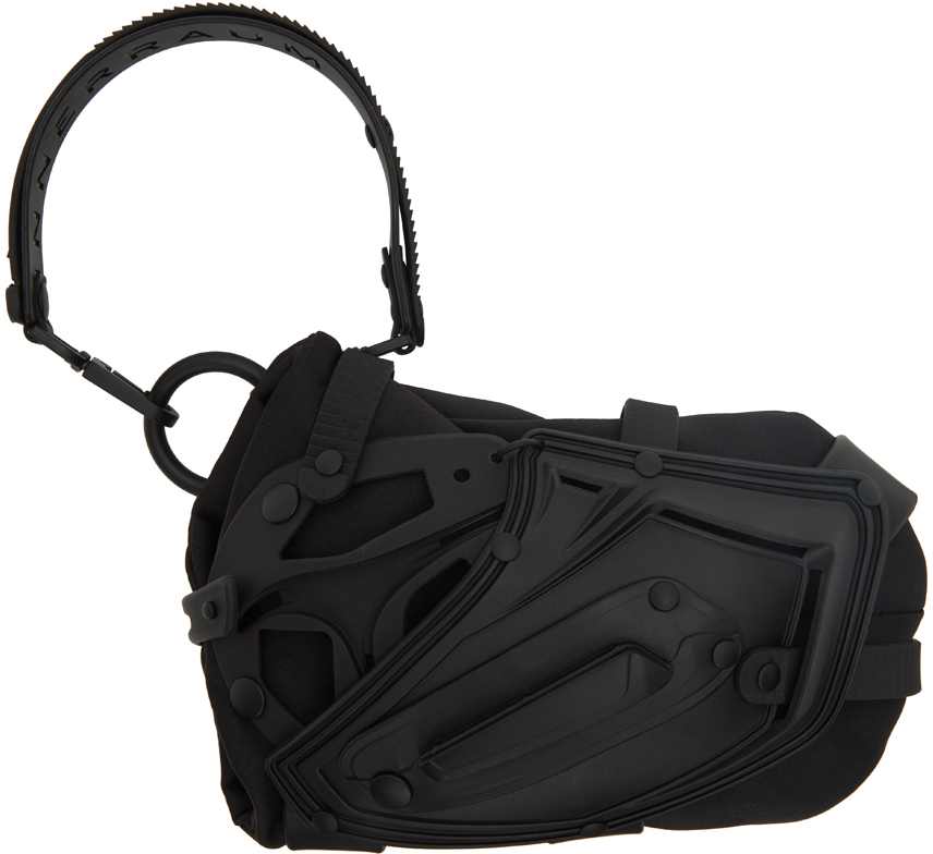 Innerraum Black Maxi Matte Wristlet Phone Bag Bracelet