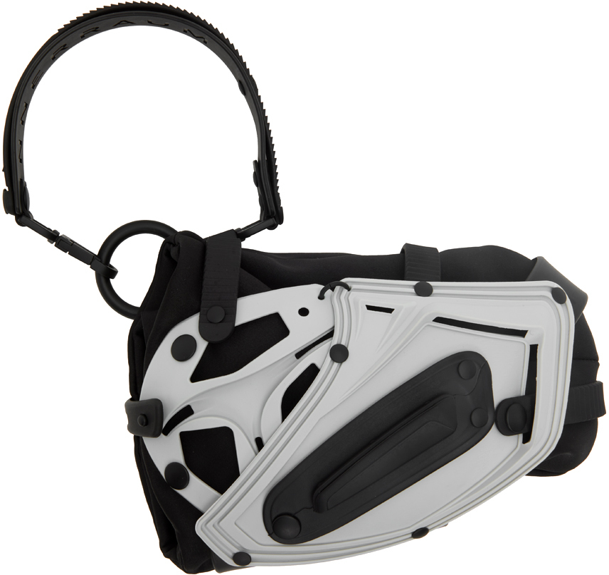 Innerraum Black & Gray Maxi Matte Wristlet Phone Bag Bracelet In I51igbkmaxi