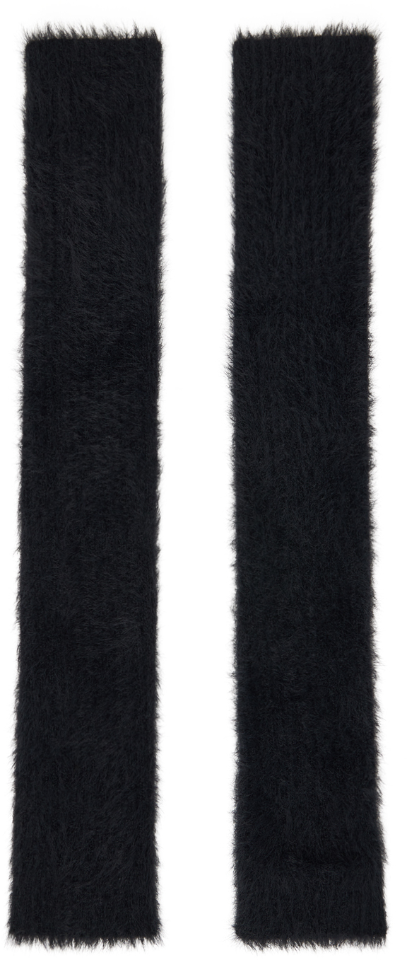 Black Brushed Arm Warmers