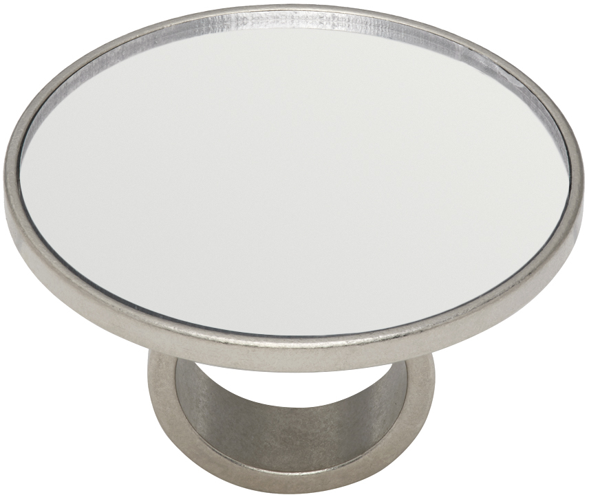 MM6 Maison Margiela Silver Mirror Ring