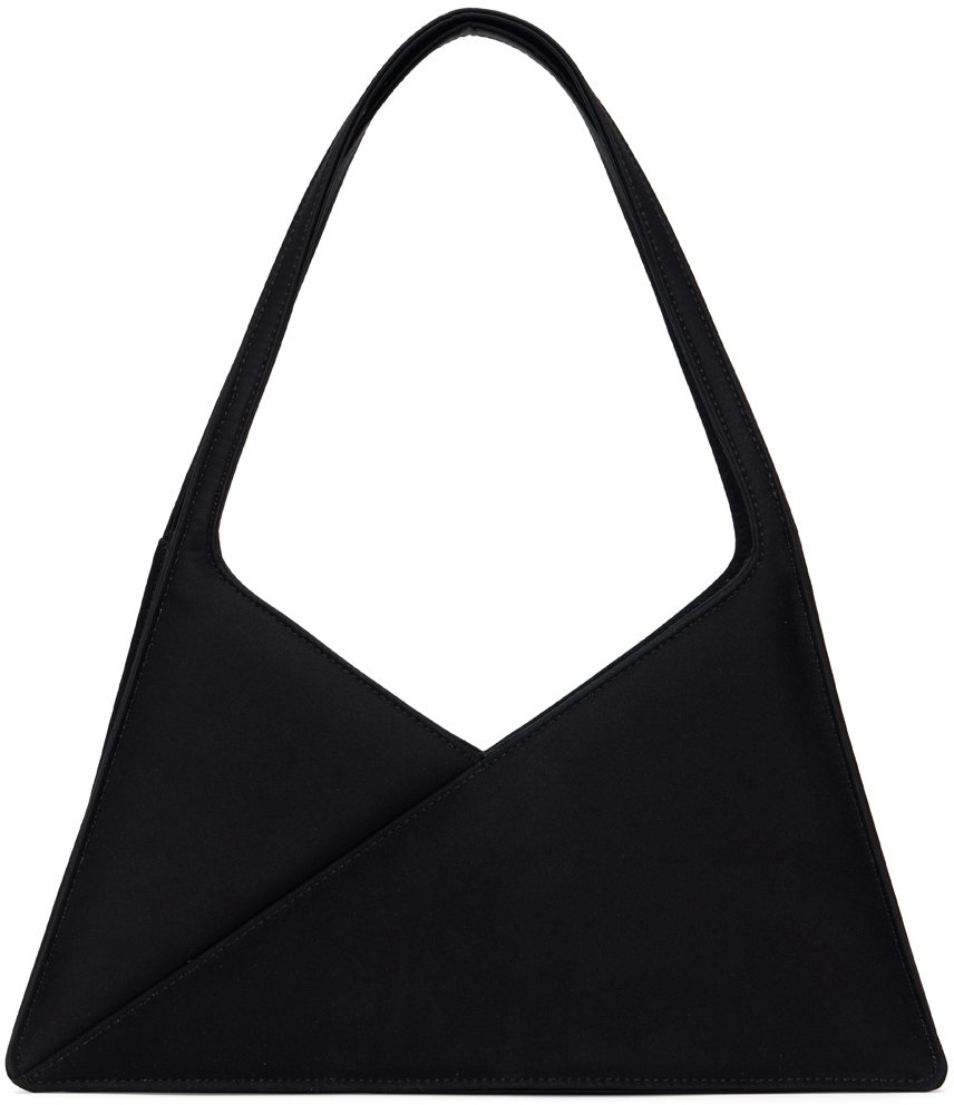 Triangle Shoulder Bag, Black