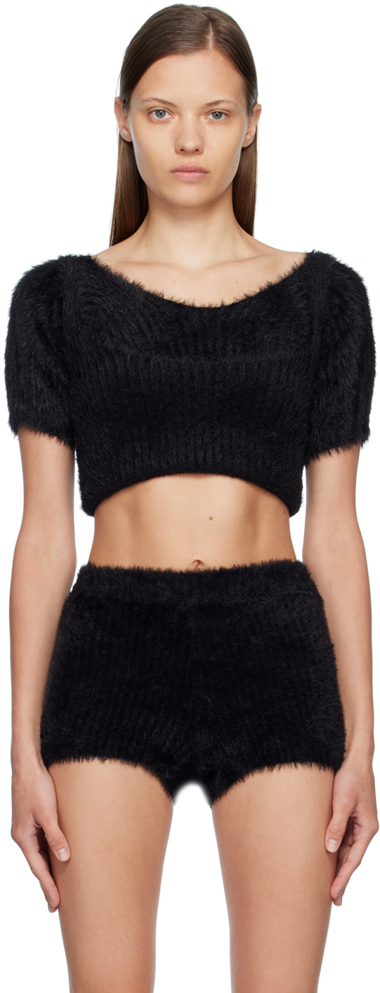 Black Modular Sweater