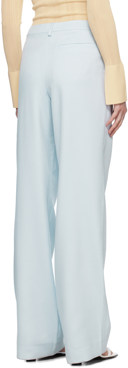 Shop Aya Muse Blue Auri Trousers In Sky Melt