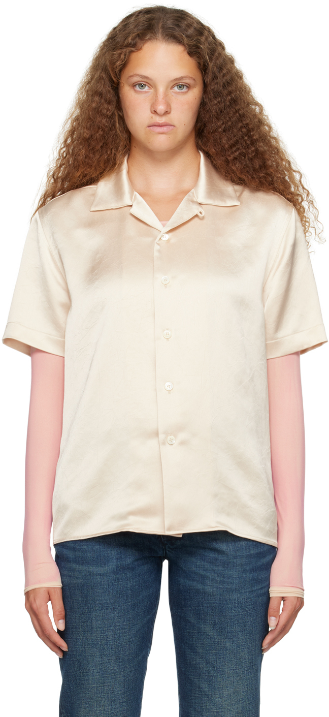Off-White Crinkled Shirt