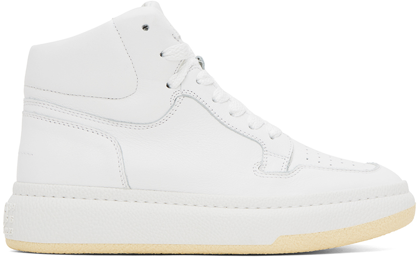Baskets de basket-ball blanches MM6 Maison Margiela en solde