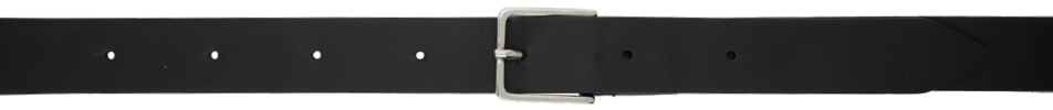 MM6 Maison Margiela Black Pin-Buckle Belt