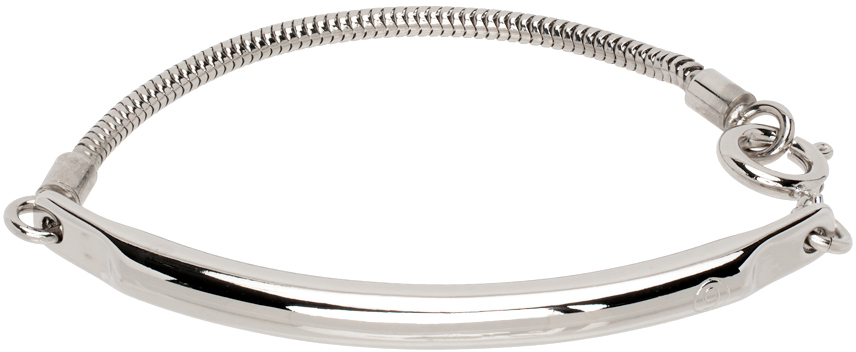 Silver Minimal Bar Bracelet