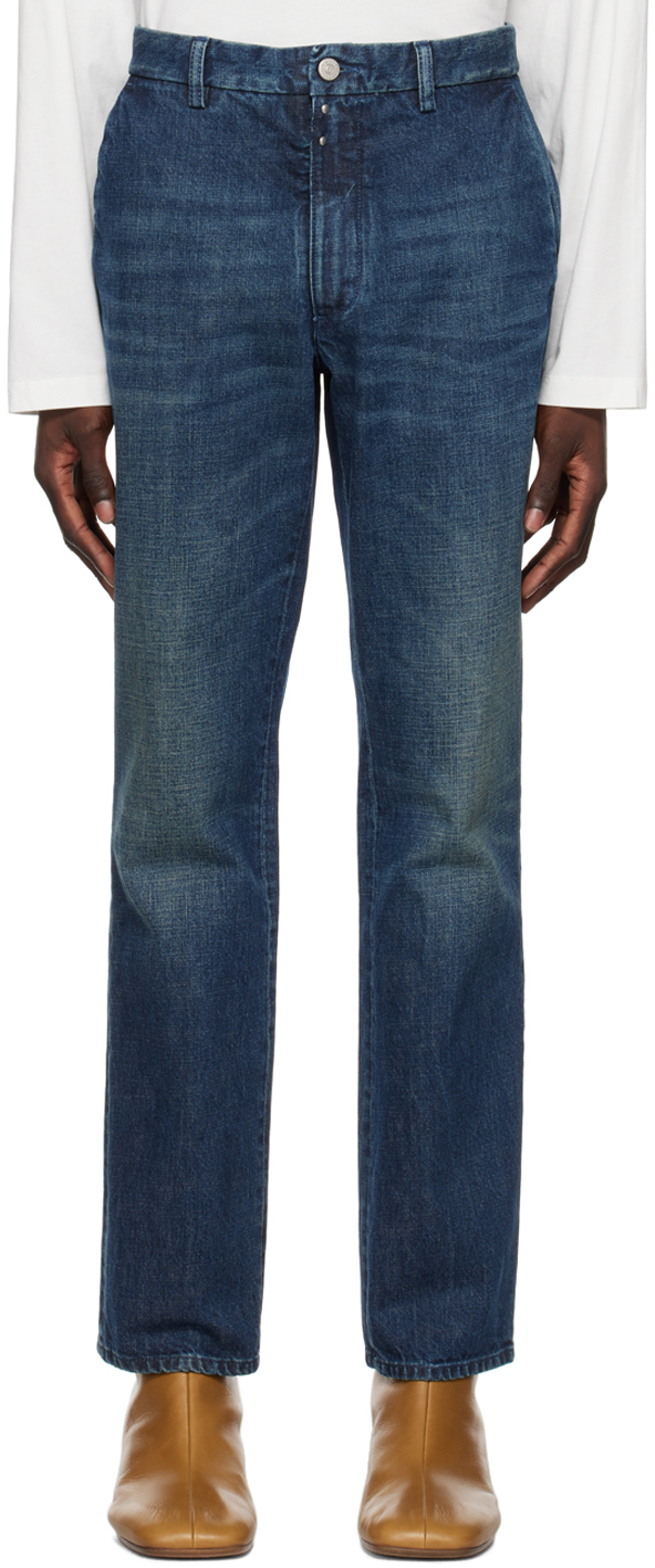 Mm6 Maison Margiela 5-pocket Jeans In Blue