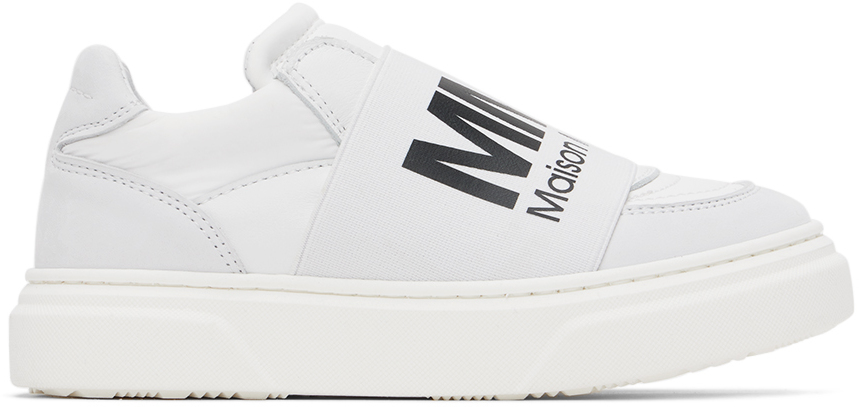Mm6 Maison Margiela Kids Gray & White Paneled Sneakers In Var 2