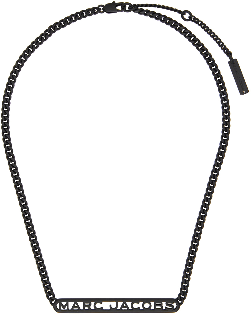 Monogram chain necklace