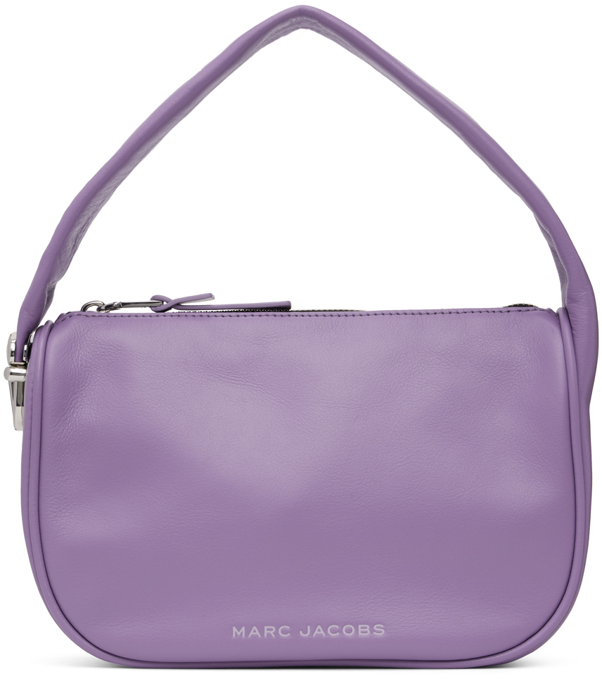 Marc Jacobs Purple Mini 'The Pushlock' Bag SSENSE