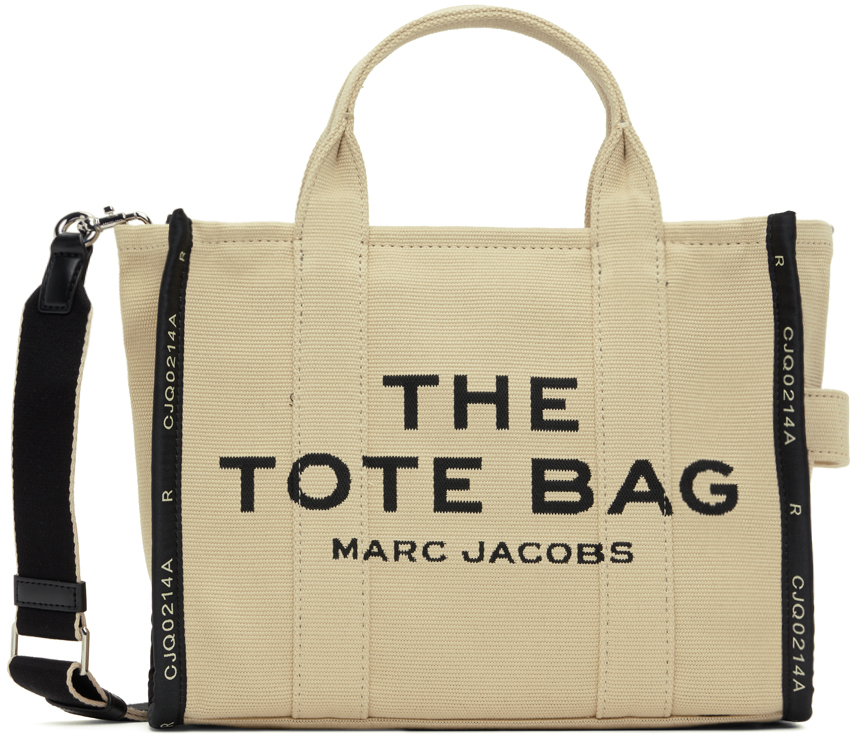 Marc Jacobs Beige 'The Jacquard Medium' Tote
