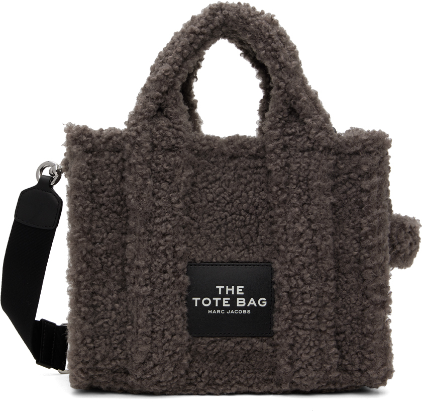 Marc Jacobs Gray 'The Teddy Mini' Tote