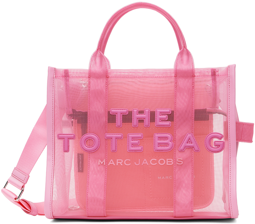 Marc Jacobs: Pink Medium 'The Tote Bag' Tote | SSENSE UK