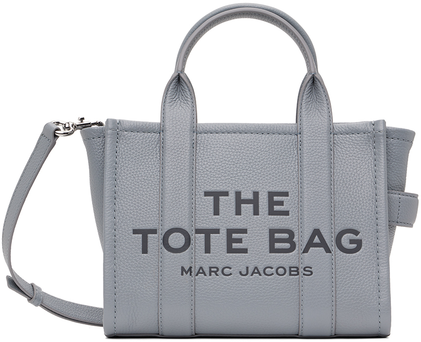 Marc Jacobs: Gray Mini 'The Tote Bag' Tote | SSENSE