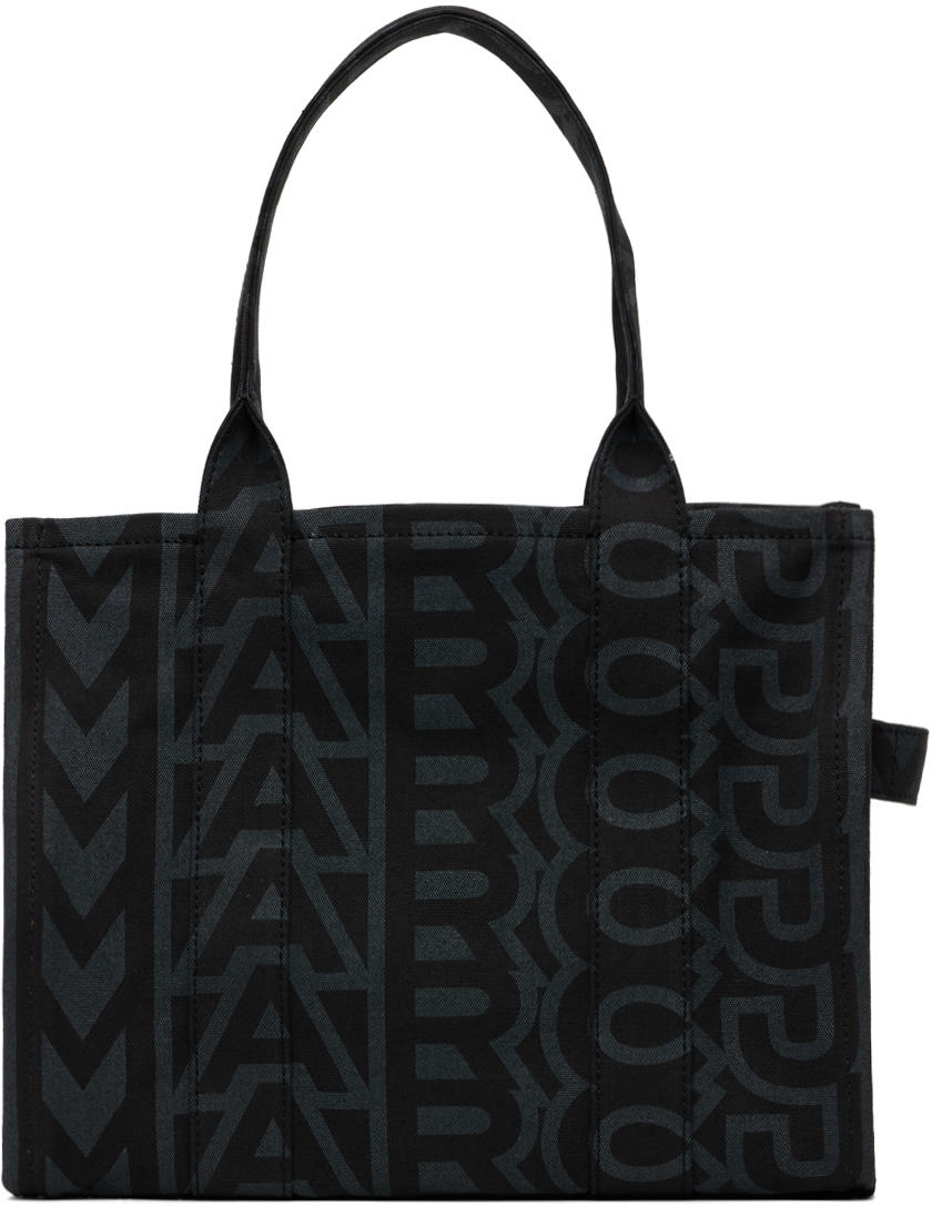 Marc Jacobs: Black 'The Large Tote' Tote | SSENSE
