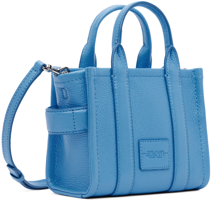 Marc Jacobs Blue 'The Leather Mini' Tote