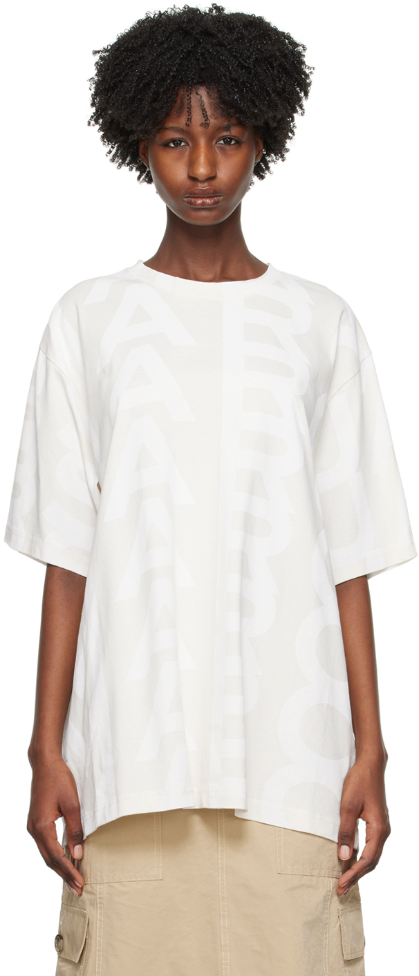 Marc Jacobs: Off-White 'The Monogram Big' T-Shirt | SSENSE