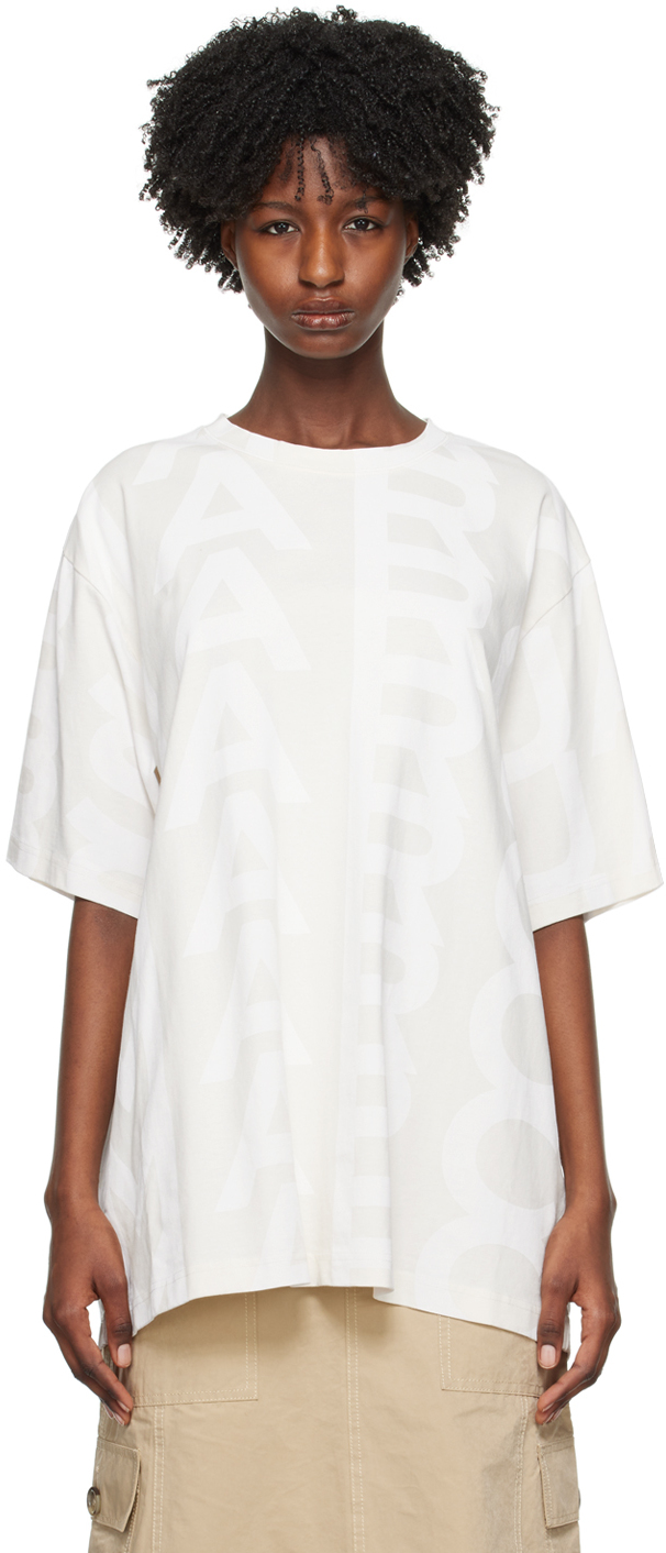 Marc Jacobs Off-White 'The Monogram Big' T-Shirt