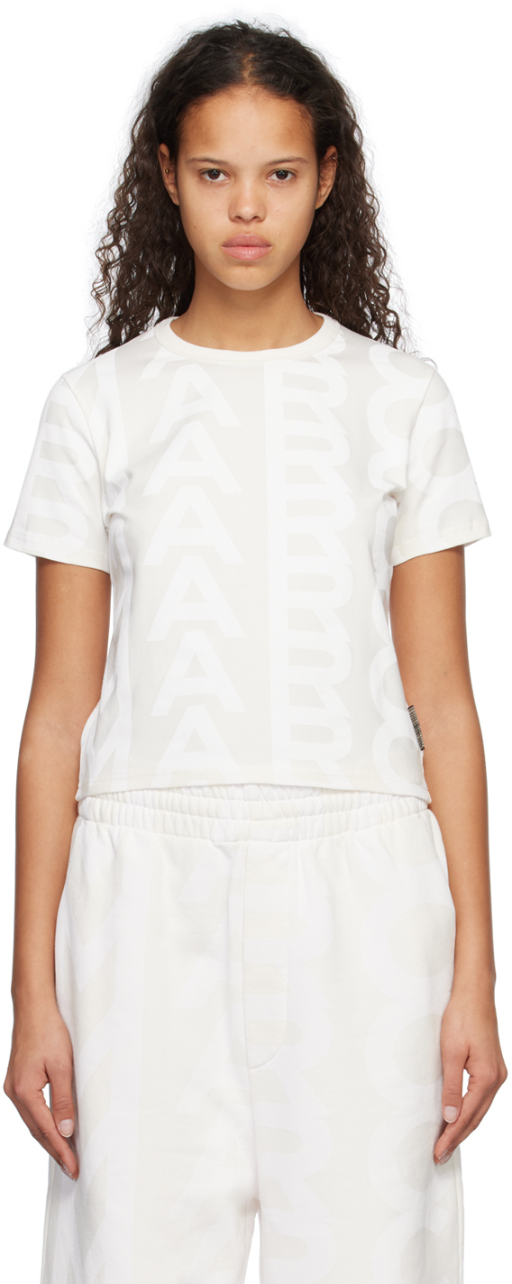 Marc Jacobs White & Off-White 'The Monogram' T-Shirt