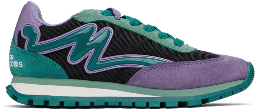 Marc Jacobs: Purple & Green 'The Jogger' Sneakers | SSENSE