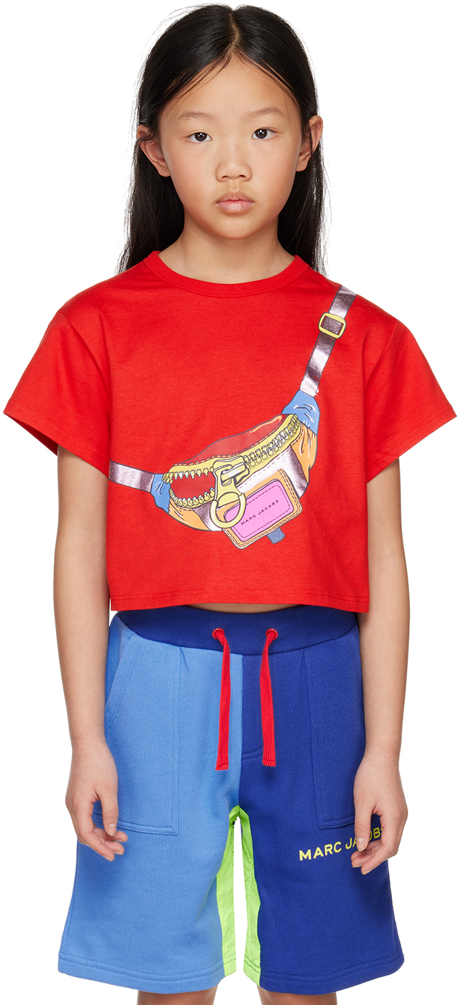 Marc Jacobs Kids Red Graphic T-Shirt